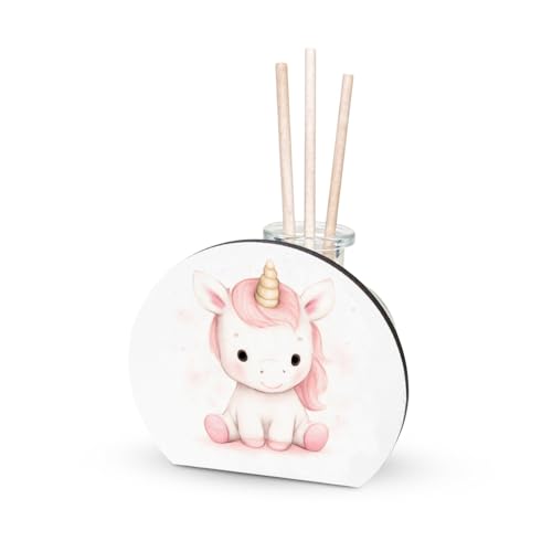 Albalù Bomboniera Battesimo Maschio e Bambina Diffusore Profumatore Unicorno 8x8 cm - Bomboniere Nascita Bimbo e Bimba Personalizzabile Made in Italy