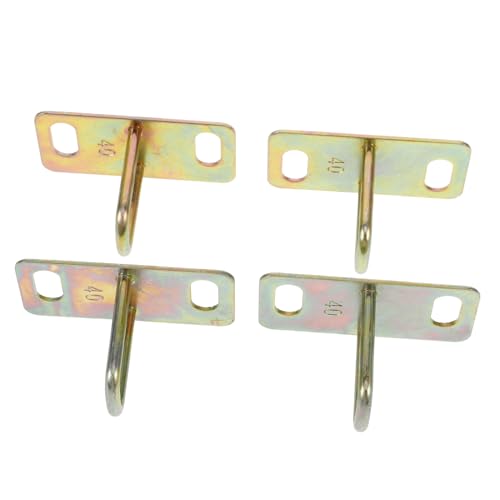 FOYTOKI 4Pcs Electric Motorcycle Seat Lock Striker Plate Hook Durable Replacement Parts for Motorbike Easy Installation Fit for Various Motorcycles and Scooters