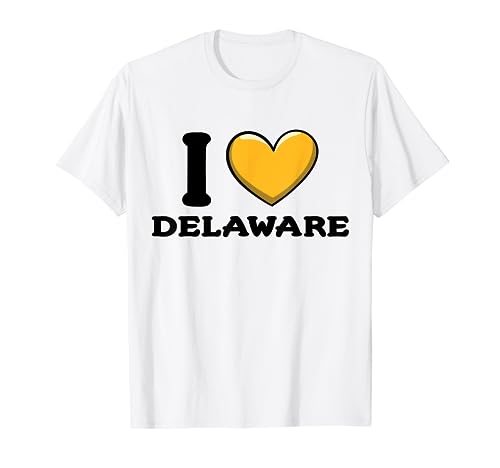 Amo il Delaware Maglietta