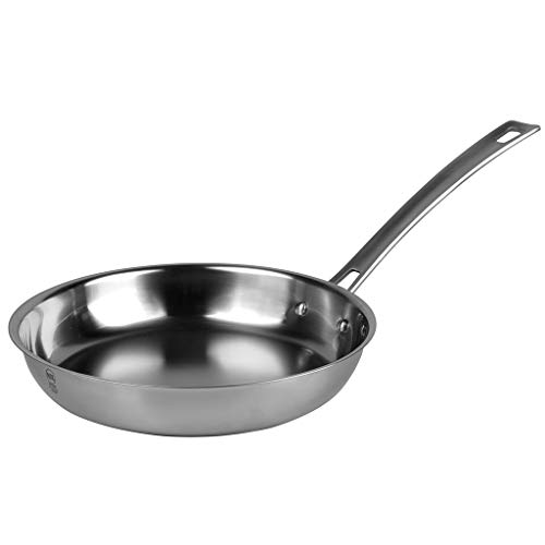 Sitram 712020 Poêle Horeca R diam. 34 cm + poignée inox, 4.3 liters, Acier Inoxydable