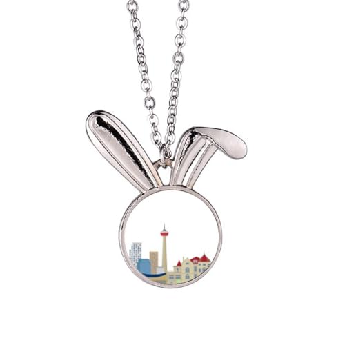 Collier avec pendentif lapin du Canada à porter au quotidien avec élégance