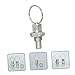 WHAMVOX 4pcs Spring Loaded Latch Pin Stainless Steel Spring Plunger Industrial Equipment Accessory