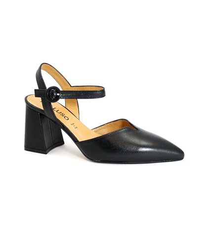 Chaussures femme noires Melluso V412W | Cuir haut de gamme et design italien