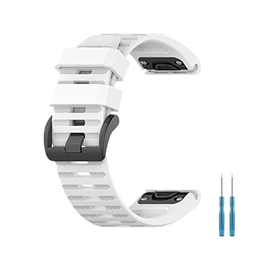 Meiruo Ersättnings Armband för Garmin Fenix 6X/Fenix 5X/Fenix 3/ Fenix 3 HR/Fenix 3 Sapphire/Garmin D2 Bravo/Garmin Quaitx 3/Garmin Tactix Bravo (Color 4)