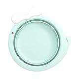 3.muy seguro y duradero. ACAMPTAR Bebé Plegable BañEra de Viaje PortáTil Bebé Lavabo EcolóGico Seguro NiñOs ReciéN Nacido Espesar Lavado Plegable Cara Pie Culo Lavabo