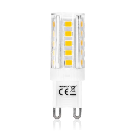 VoltShine Lámpara LED G9 3.5W de bajo consumo, luz cálida, larga duración; ideal para iluminación interior y decoración en hogares y oficinas.