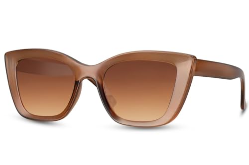 Lunettes de soleil recyclées cadre durable et forme papillon