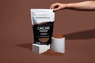 Terrasoul Superfoods Raw Organic Cacao Powder, 1 Lb - Raw | Keto | Vegan