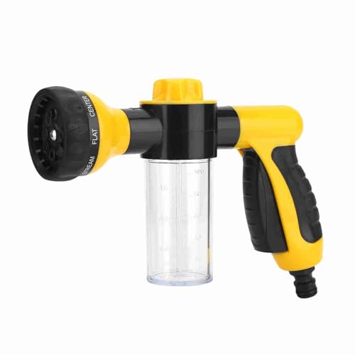 Lave-Auto Multifonctionnel à Haute Pression 6M Pistolet à Eau à Mousse pour Lavage de Machine ou Voiture/Jardin Pistolet de Pulvérisateur nettoyant Voiture...