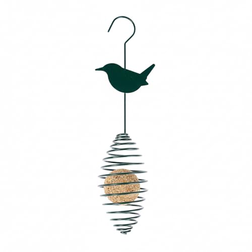 HOMESCAPES Hanging Bird Feeder Spring & Fatball Wire Hangers for Trees, Wren