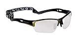 Floorball & Unihockey Schutzbrille JUNIOR | FAT PIPE | Farbe: Schwarz/Gold | mit IFF Zertifikat für geprüfte Qualität