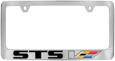 Cadillac STS-V Chrome Plated Metal License Plate Frame Holder
