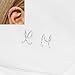 BenittaMoko Set of 2 Ear Cuffs for Upper Ear Cartilage, No Piercing Needed, Fake Piercing, Faux Body Jewelry, Sterling Silver 925 (Silver, Set of 2 cuffs X + ||)