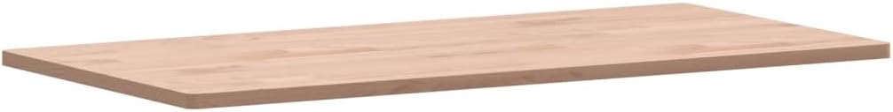 vidaXL Table Top 39.4x19.7x0.6 Rectangular Solid Wood Beech