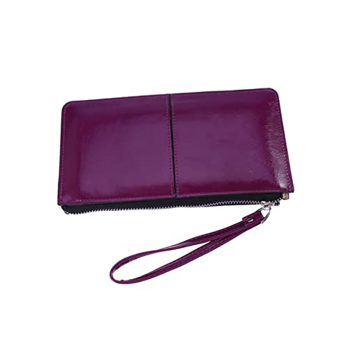 High Capacity Women's Zipper Buckle Clutch Wallet Mobile Handbag Holder Coin Pocket Large Capacity Purse for Everyday Use