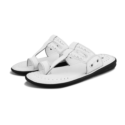Image of Centrino Men's Slippers | Kolhapuri Style Chappals with Soft Cushioned Footbed | Comfortable & Durable | Traditional Yet Stylish Footwear for Men (9552)