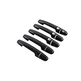 Per Toyota RAV4 RAV 4 2006 2007 2008 2009 2010 2011 2012 2013 Gloss Nero Cromato Parte esterna Sostituzione Maniglia della portiera dell'auto Coperture Accessori per lo styling