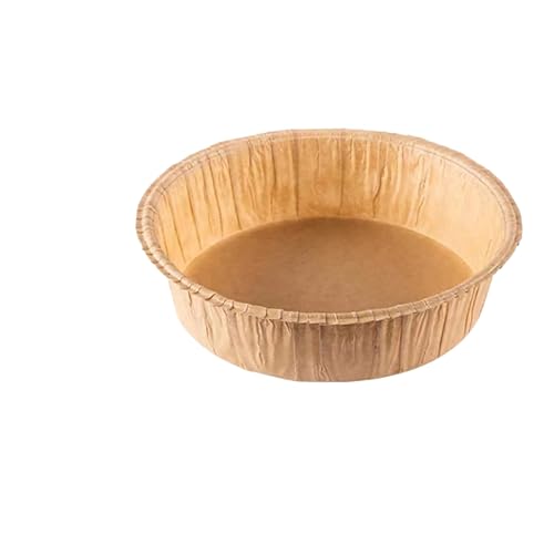 10 teglie di carta usa e getta, rotonde, per congelatore, forno, torte, muffin, pizza, utensili da cucina