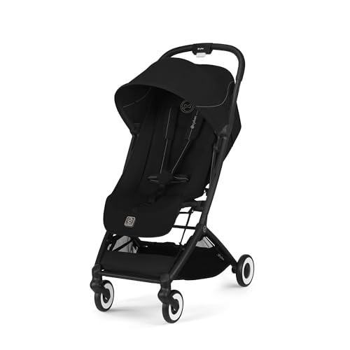 CYBEX - Poussette ultra compacte et confortable - ORFEO - 4 roues - Magic Black