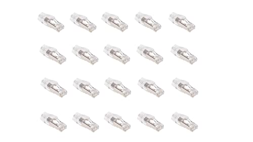 Conectores RJ45 Blindados CAT.8 20PCS con Cubre Transparente miniatura 1