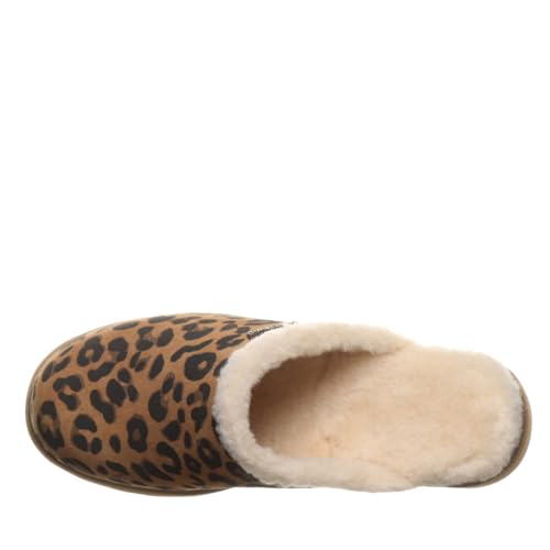 BEARPAW Women's Marnie Tobacco Leopard Slipper Size 104