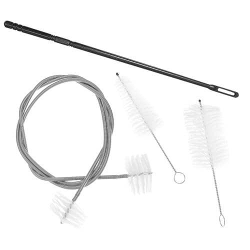 Milisten Cleaning Kit Trumpet Care Brushes Snake Brush Easy Assembly for Musicians