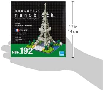 Close-up of a single Nanoblock on a fingertip