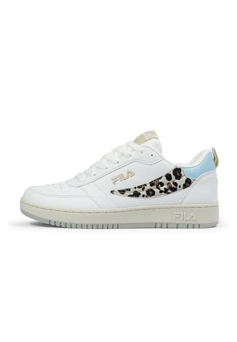 FILA Unisex Kinder Rega Nf Teens Sneaker, White Blue Glow, 38 EU
