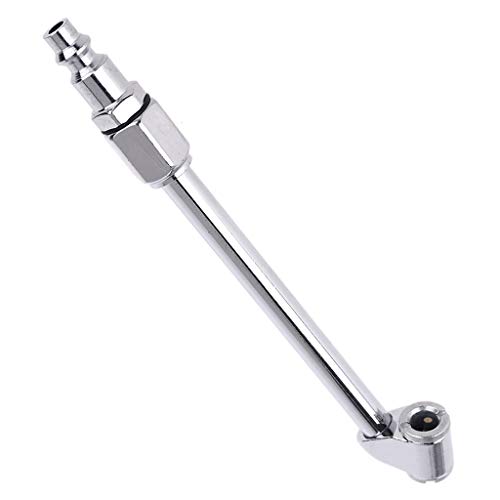 Qsvbeeqj 1/4 Air Chuck Heavy Dut Double Pour Cerceau Chuck Bouchon Rapide Gonfleur Gonfleur Compresseur Pour Vélos de Voiture