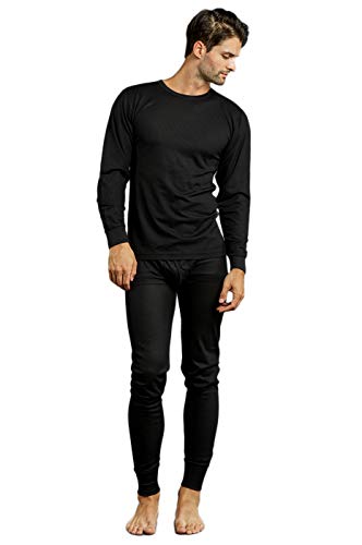 Knocker Men's Long Thermal Underwear Top and Bottom Set