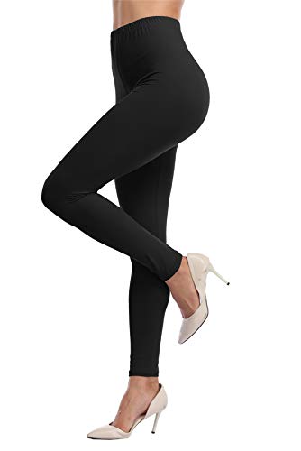 VOGUEMAX Womens Ankle Length Leggings Buttery Soft High Waisted Stretch Basic Solid Full Length Leggings Pants3