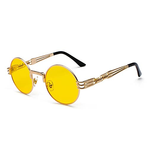 Lunettes de soleil rondes en métal pour sublimer vos looks de festival et terrasses