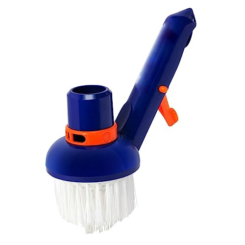 Sosoport 1 Pc Equipo de Limpieza de Piscinas Limpiador de Acuario magnético Piscina Red Skimmer Piscina poscinas hinchables Cabezal de Cepillo para de Piscina Blue