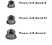Phonak Power Domes 4.0 – (1 Pack / 10-Domes) – Compatible with Marvel, Paradise & Lumity RIC Hearing Aids (Small)