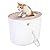 Iris Ohyama, Cat Litter Tray With Grooved Lid/Top Cover, No Odor and Litter Spill, Large Entrance, Scoop Included, for Cat - Cat Litter Box Jump-In PUNT-530 - White