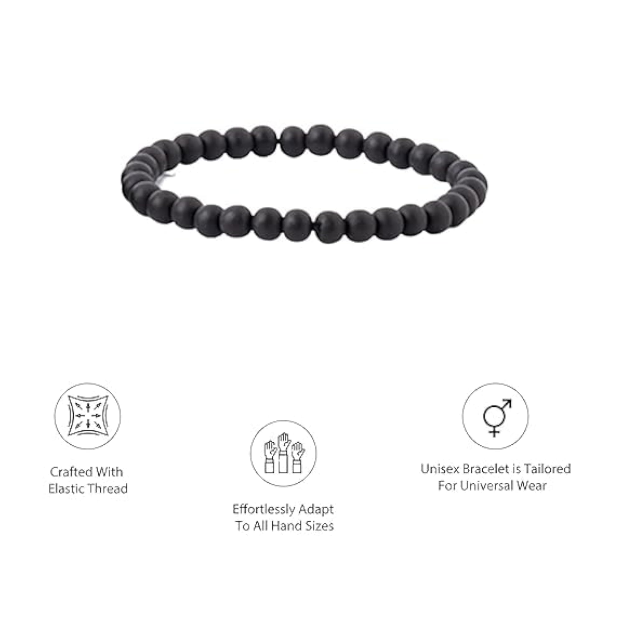Men's A Grade Black Karungali Bracelet 10mm, Stylish Design