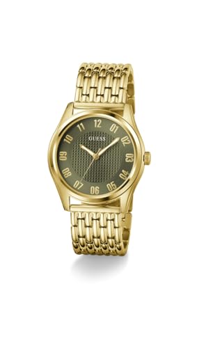 GUESS Tate GW0895G2 Montre pour homme en acier inoxydable doré