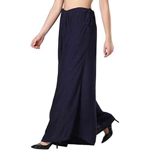 Image of Super Soft Flared Solid Rayon Sharara In 10 Attractive Colours For Women's And Girl's