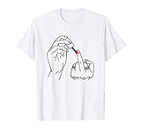 Middle Finger Cursing Swearing Finger Feminist Gift T-Shirt