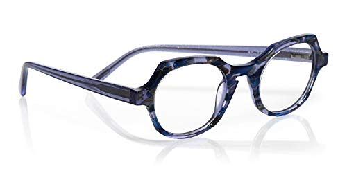 Image of eyebobs Heda Letus Unisex Premium Reading Glasses for Men and Women | Round Eye Glasses