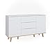 VICCO Kommode Neptune Sideboard weiß Eiche Anrichte Schrank Schublade Skandi