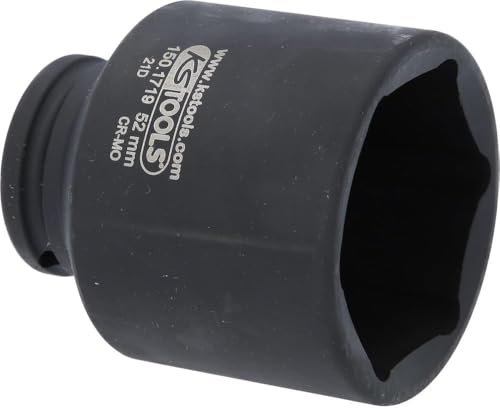 KS Tools 150.1719 Douille courte 6 pans spéciale cardan 52 mm - vue 6