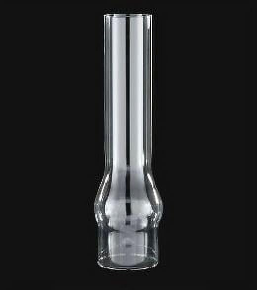Image of B&P Lamp 2 5 /8 Inch by 10 1 /2 Inch Matador Style Clear Glass Lamp Chimney for Vintage and Antique Style Globes