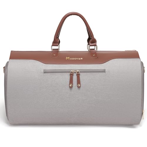 Modoker Borsa porta abiti da viaggio, convertibile, con tracolla, per uomo e donna, 2 in 1, da...