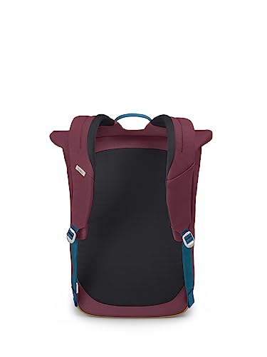 Image of Osprey Arcane Roll Top Commuter Backpack, Allium Red /Brindle Brown