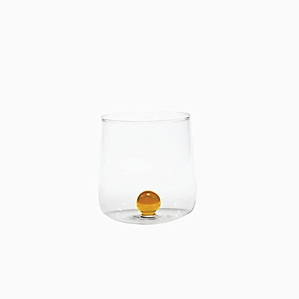 Zafferano Bilia Bicchieri Blu 44 cl Set 6 Pz in Vetro Borosilicato Fatto a Mano