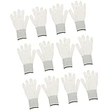 Amagogo 6 Pares de Guantes para Uso Automotriz, Vinilo para Trabajo