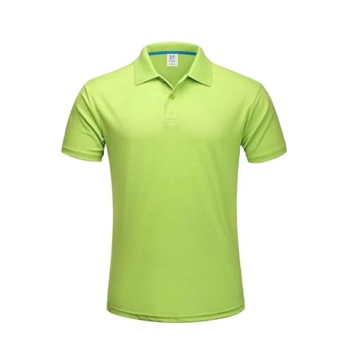 Polo homme manche courte respirant camisas polos para hombres vert fruit XXL