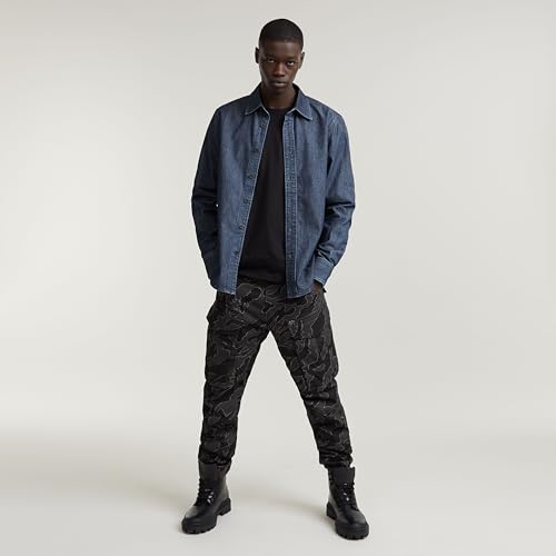 G-STAR Raw - Mens Rovic Zip 3D Regular Tapered Pants, Color Cloack Island Camo, Size: 28W x 30L3