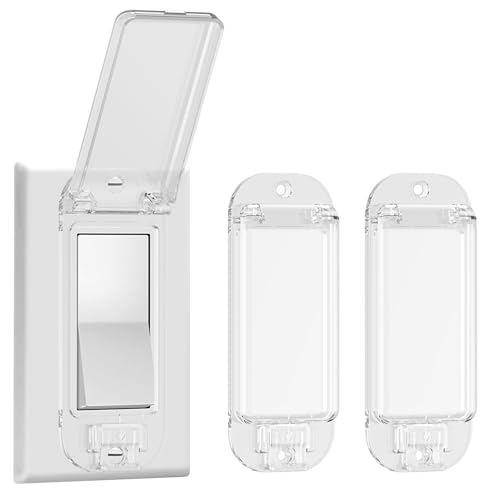 Image of Transparent Switch Board Cover Box for Wall, Protection Switch Board Cover Frame for Household Safety